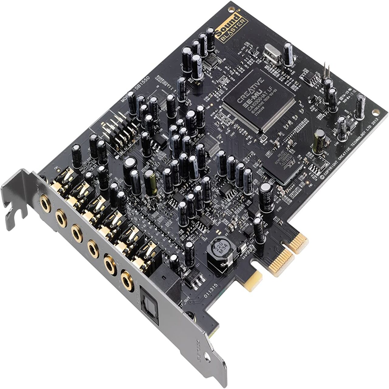 Carte son interne 7.1 Sound Blaster SoundBlaster Audigy RX PCIe x1 avec  sortie numérique, avec port casque extérieur - Conrad Electronic France