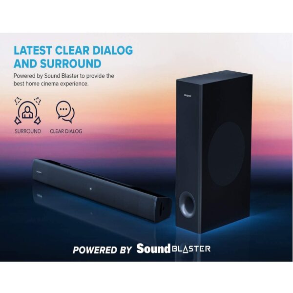 Creative stage 2.1 wireless 2024 soundbar