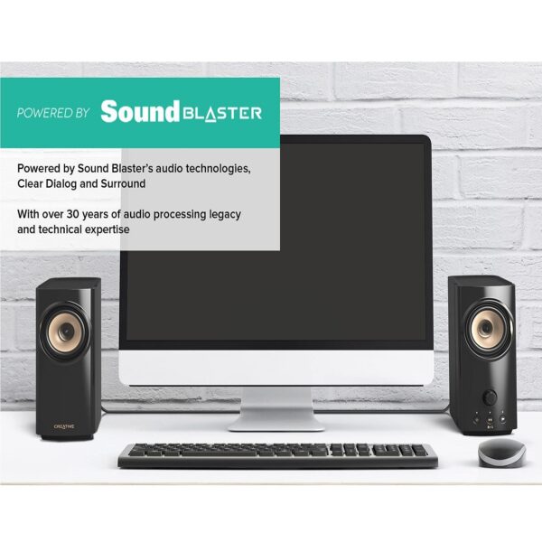 Buy Creative T60 2.0 Compact Hi-Fi Desktop Speakers with Clear