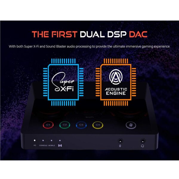 Dual DSP DAC soundcard