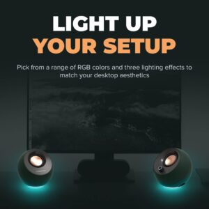 Creative pebble pro RGB lightning