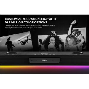 Creative Soundblaster Katana V2 with Tri-Amplified Multi-Channel Gaming Soundbar with Super X-Fi Technology - Image 6